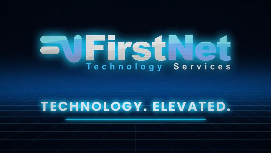 Opening frame of the Truecaller for Business video with Sean van Niekerk: FirstNet logo