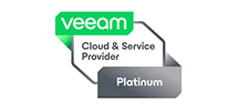 Veeam Cloud & Service Provider Platinum badge
