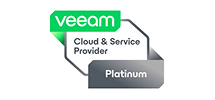 Veeam Cloud & Service Provider Platinum badge